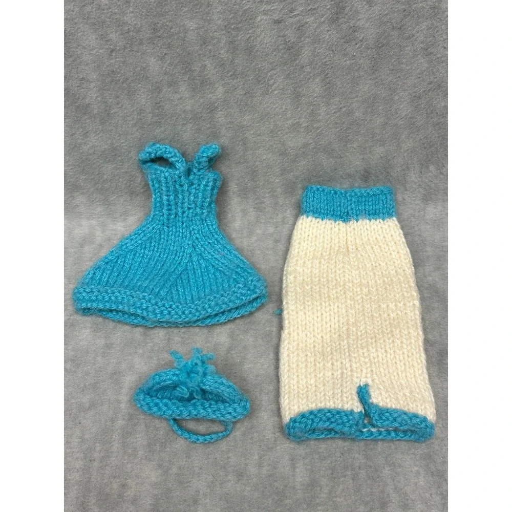 Handmade knit barbie